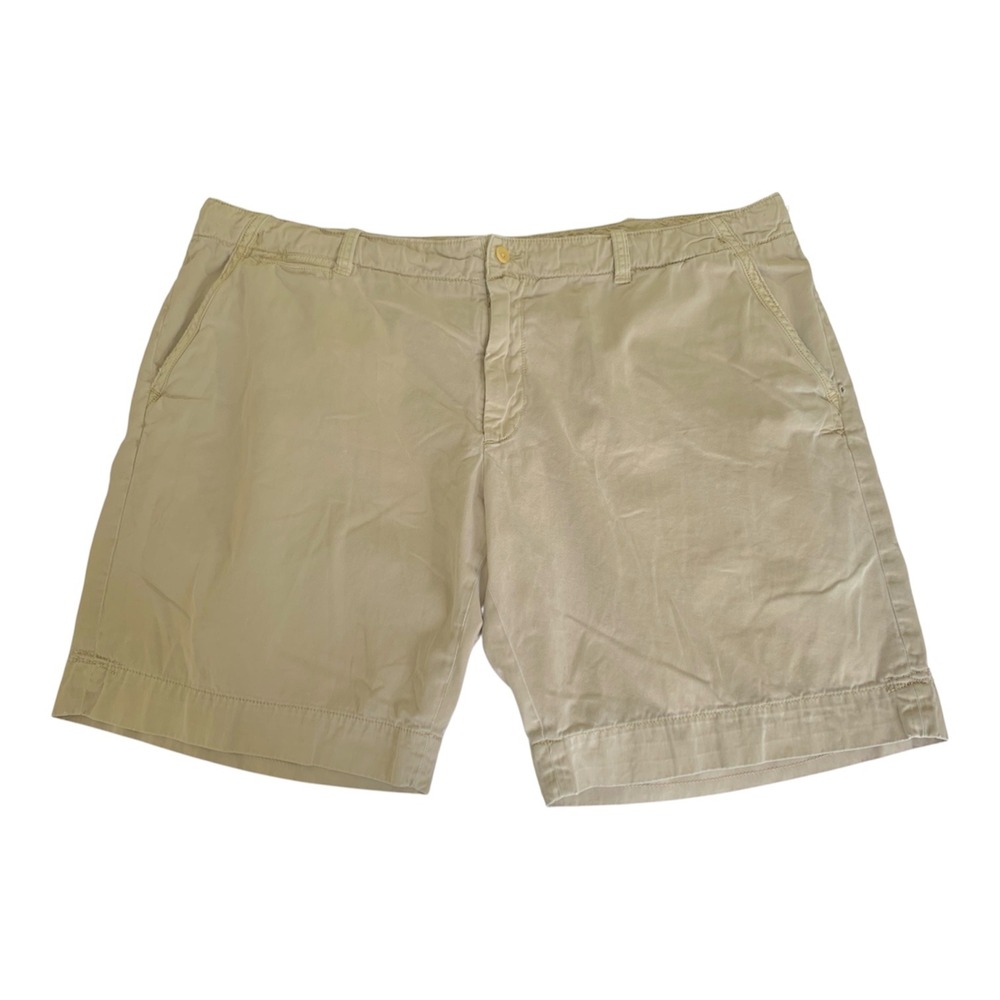 Polo Ralph Lauren Chino Shorts Men 48 Tan Khaki Cotton‎ Coastal Quiet Luxury 48B